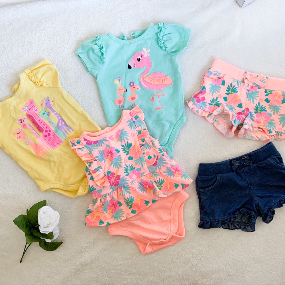 Lot of Garanimals Baby Girl Summer Clothes
